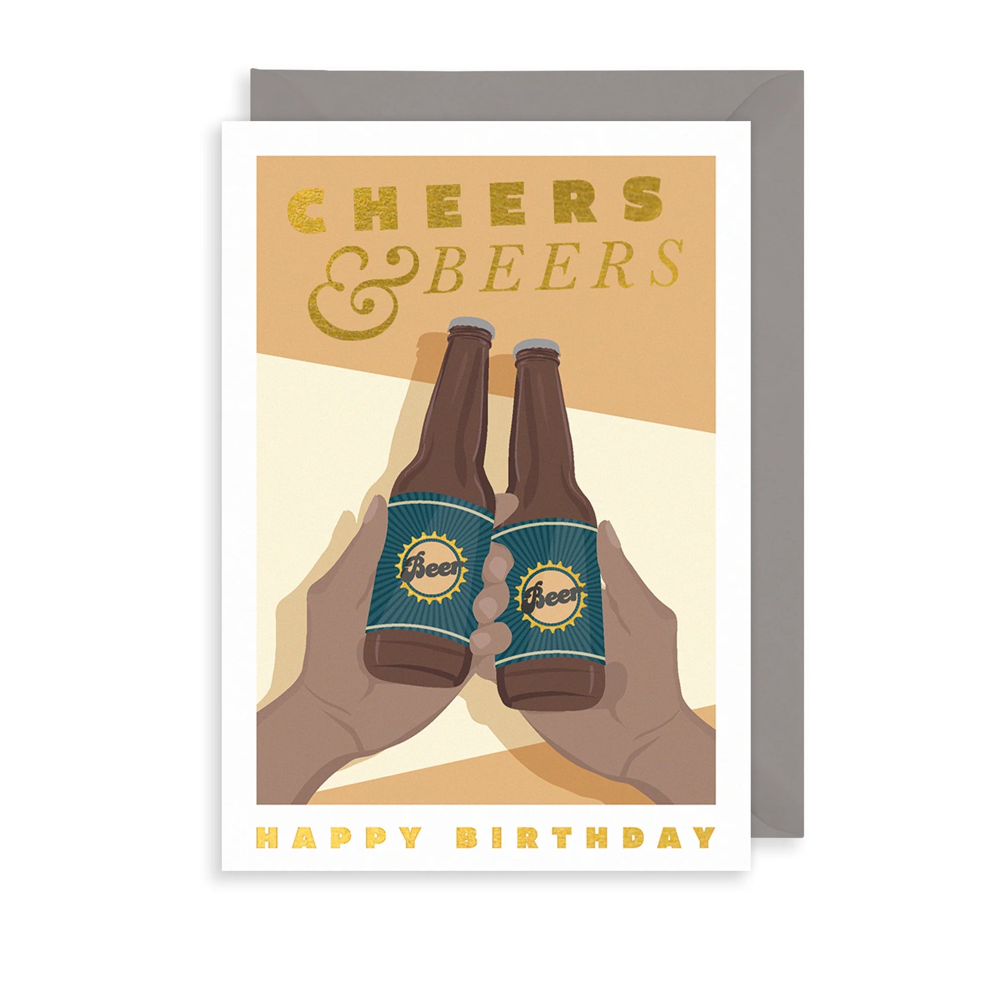 Tarjeta con Sobre Cumpleaños Cheers & Beers