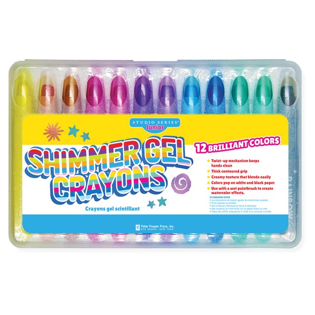 Set 12 Crayones Glitter