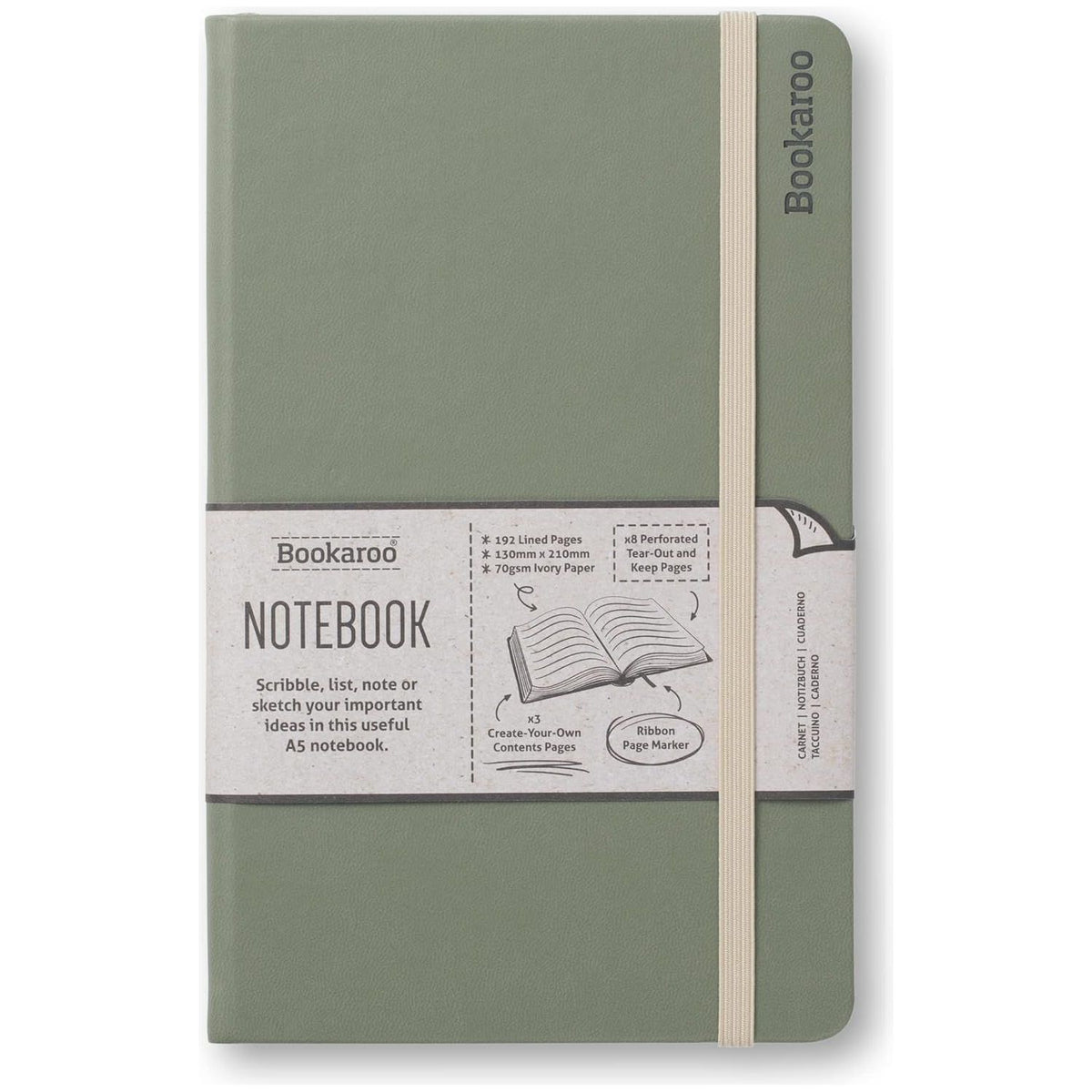 Libreta Mediana Verde