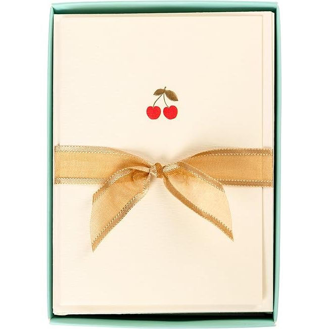 Caja Tarjetas con Sobre Cerezas