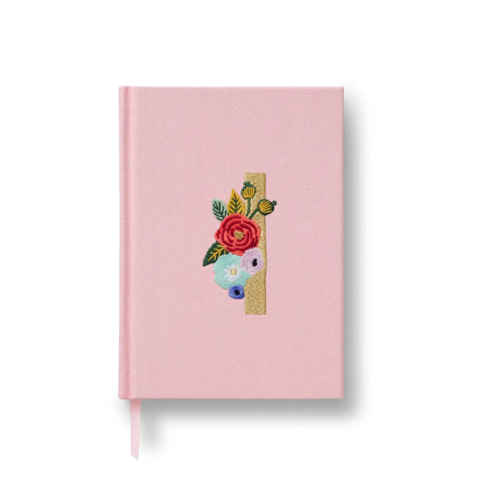 Libreta Bordada Letra I