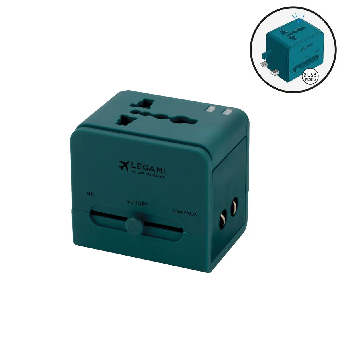 Adaptador Universal de Enchufes para viajes