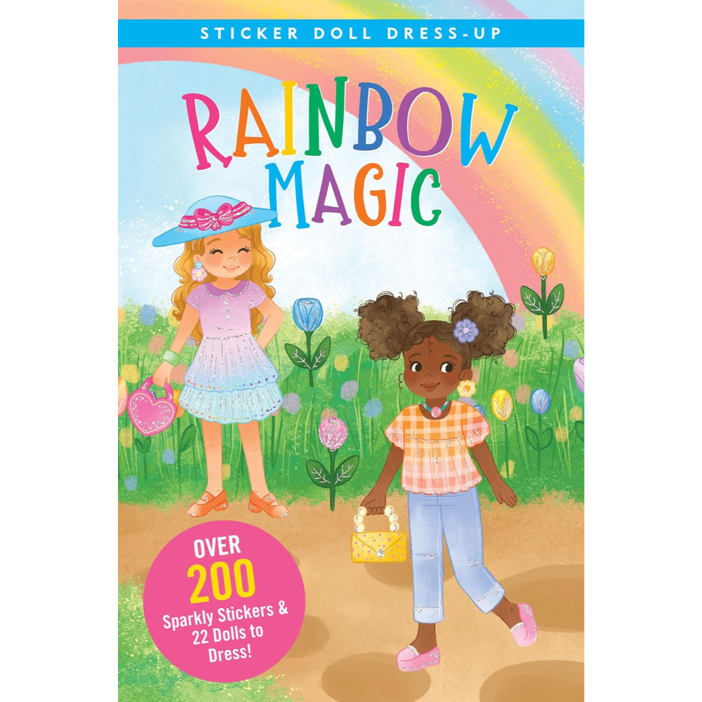 Libro de Stickers Doll Dress-up Arcoiris