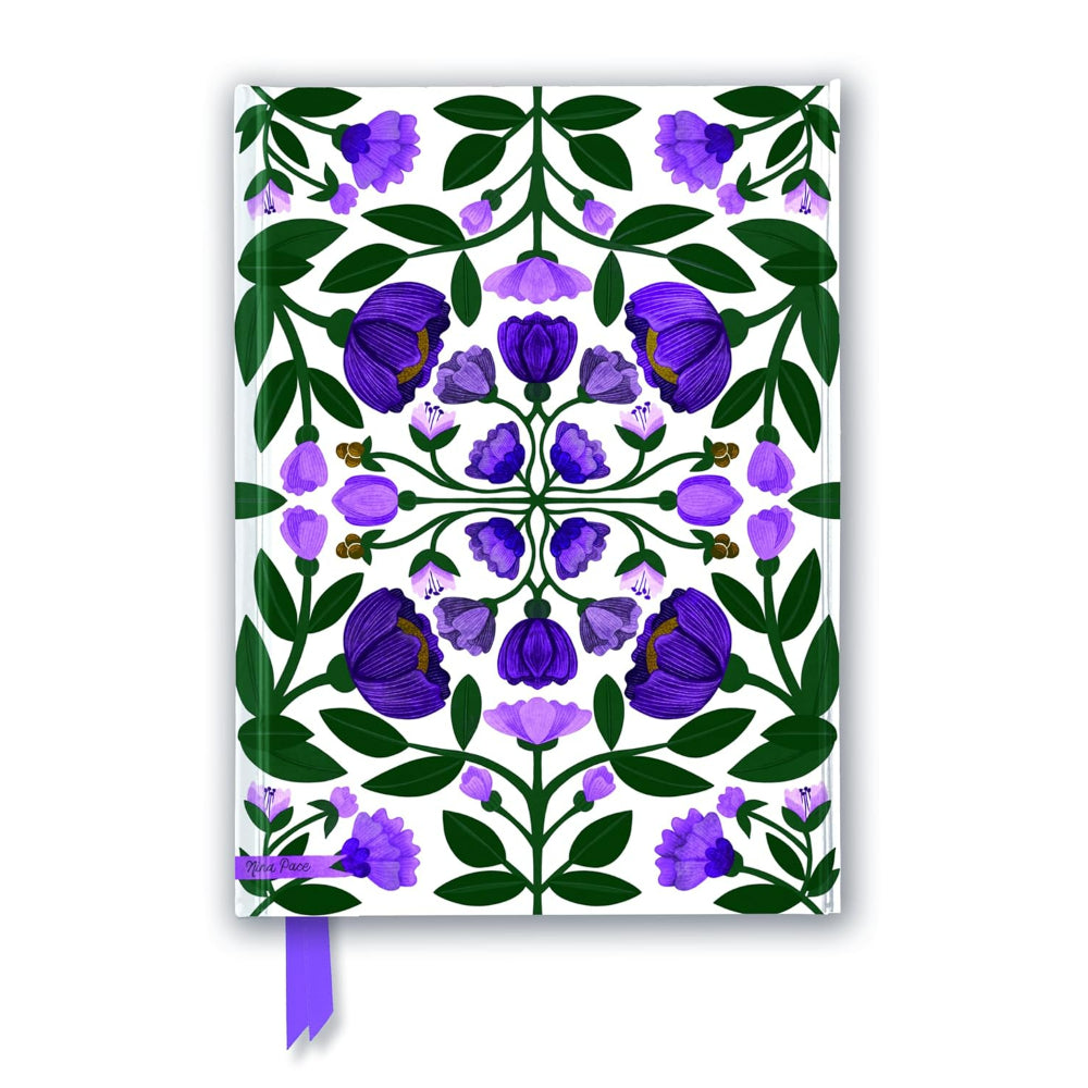 Libreta Purple Flowers