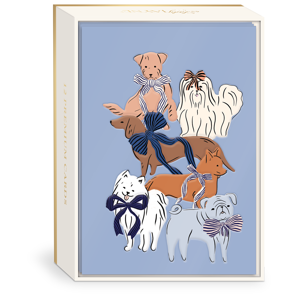 Caja 12 Tarjetas Everyday Perros con Cintas