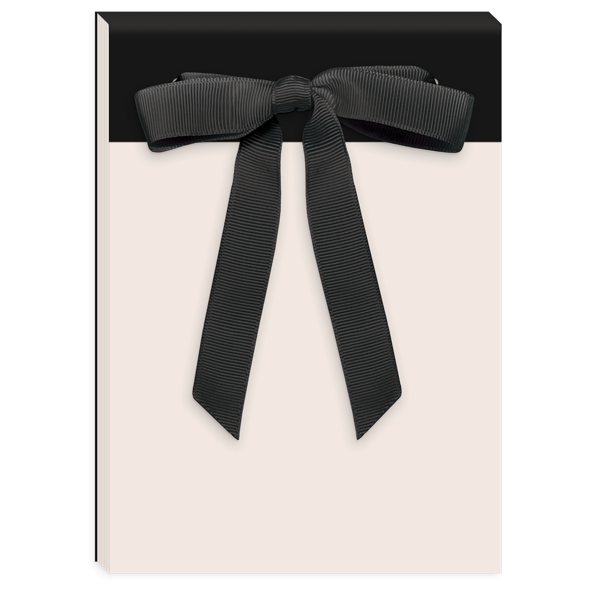 Block de Notas Ecocuero Cinta Negra