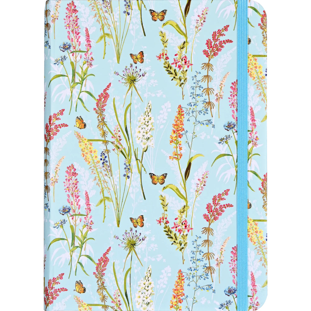 Libreta Flores y Mariposas