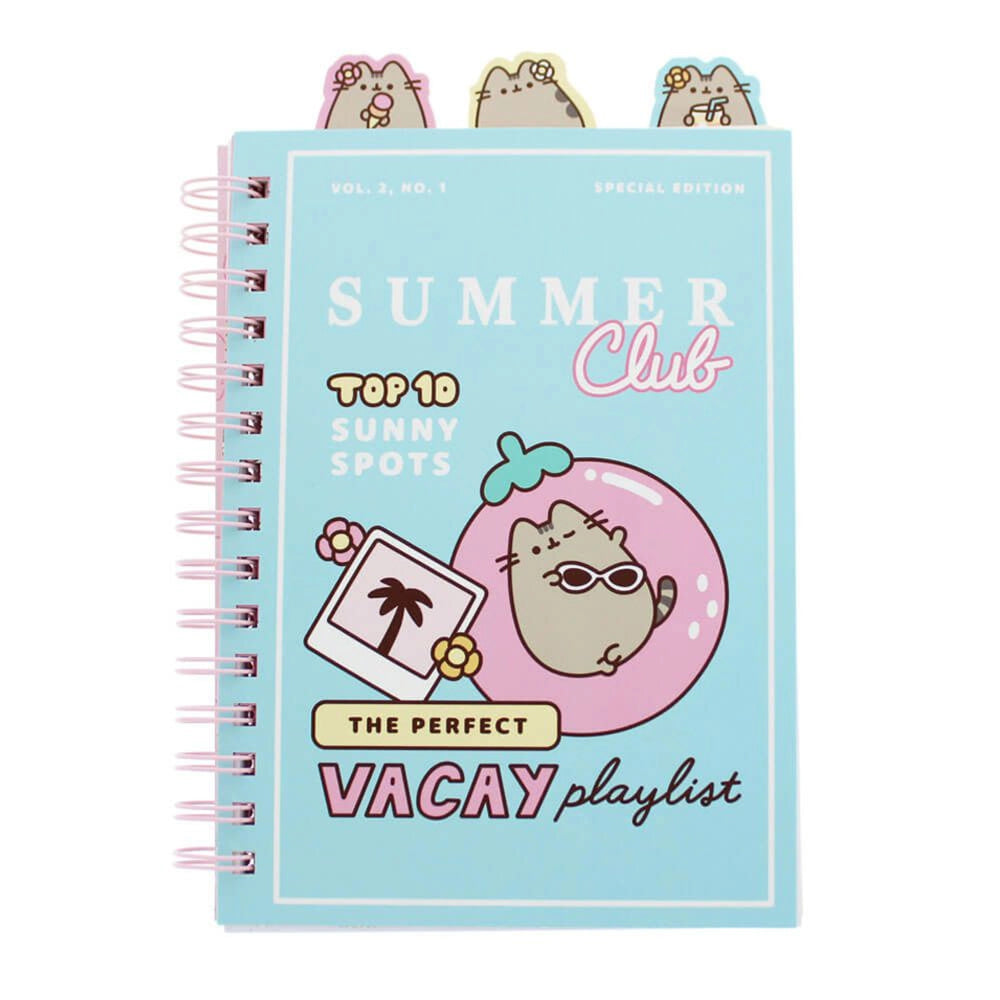 Cuaderno A Discos Mooving Loops A5 Pusheen Inteligente Color Rosa