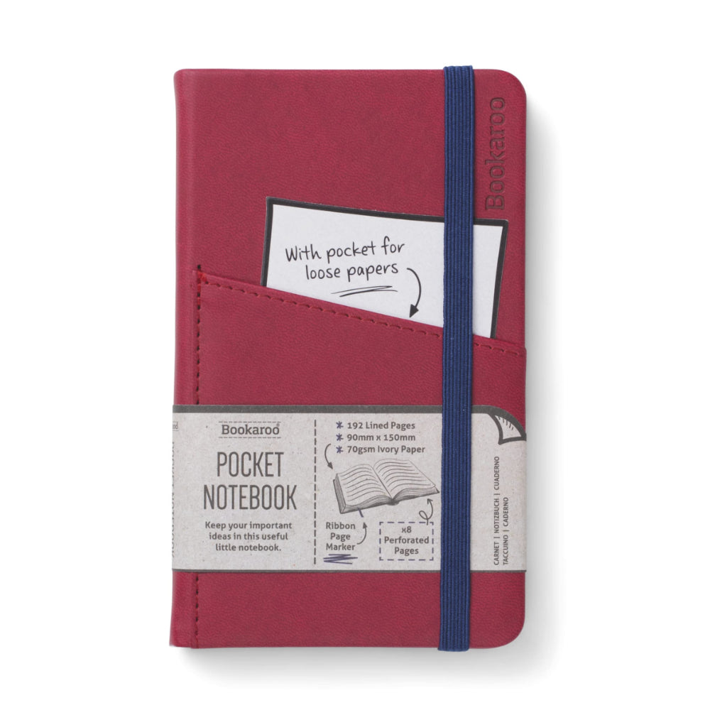 Libreta Bolsillo Rojo