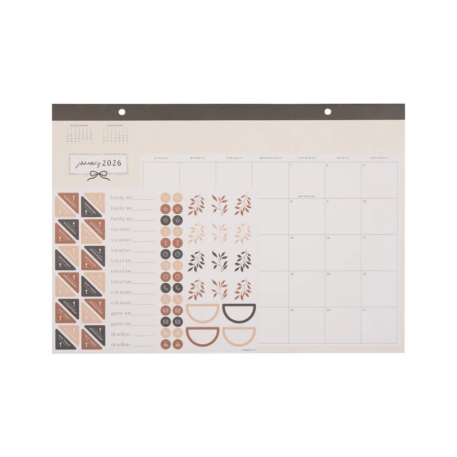 calendario 2026 the happy planner 12 meses