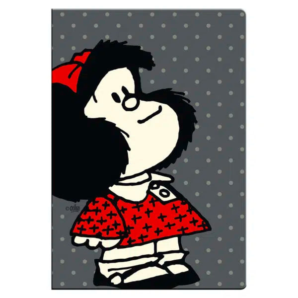 Libreta Mafalda Gris Puntos