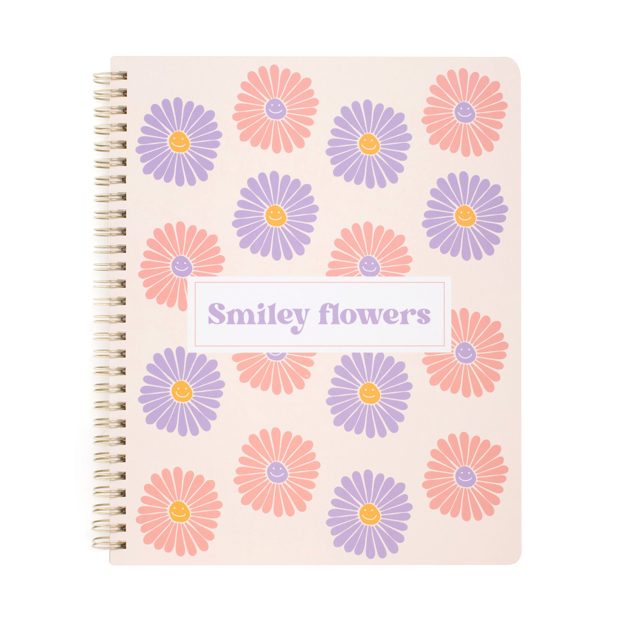 Cuaderno Smiley Flowers