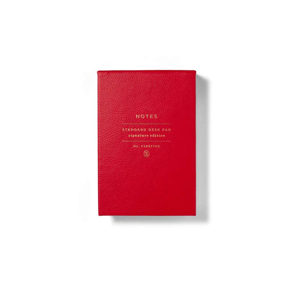Libreta Ecocuero Rojo