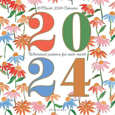 Calendario 2024 Whimsical 16 Meses