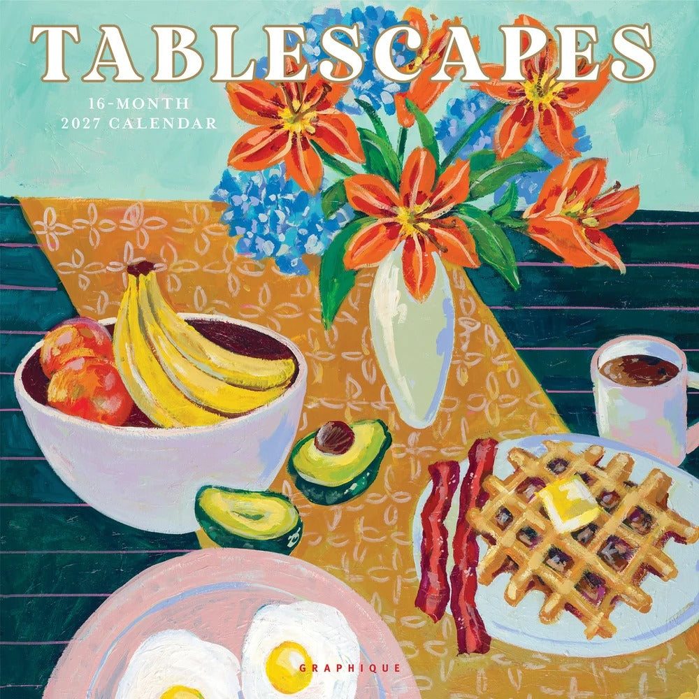 Calendario 2027 Tablescapes 16 Meses