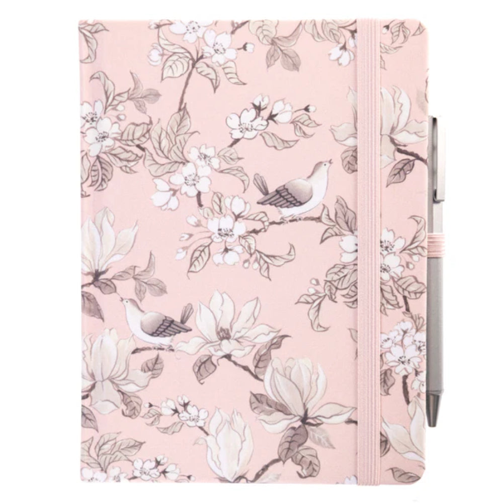Libreta Pájaros Rosado