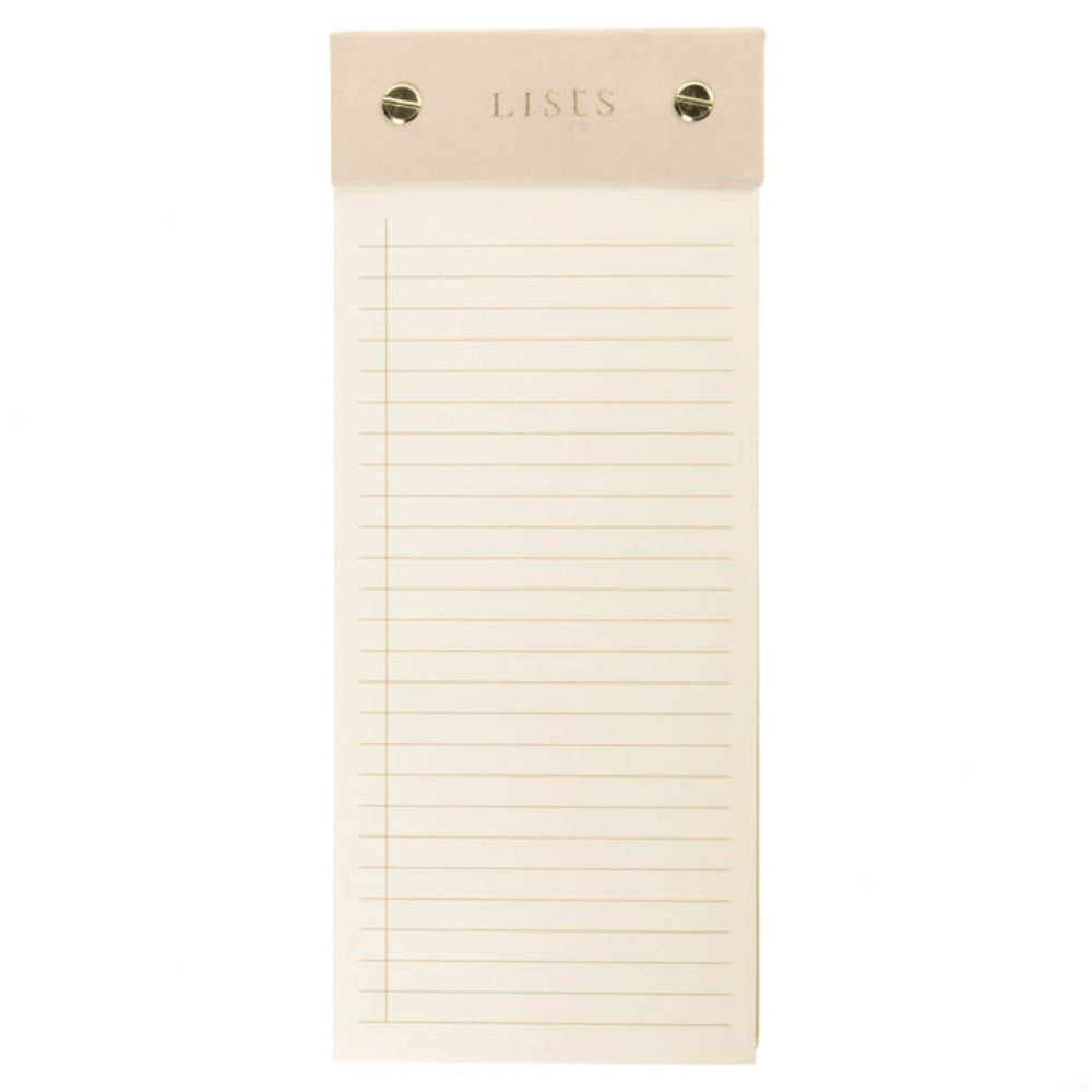 Block de Notas Lists Crema
