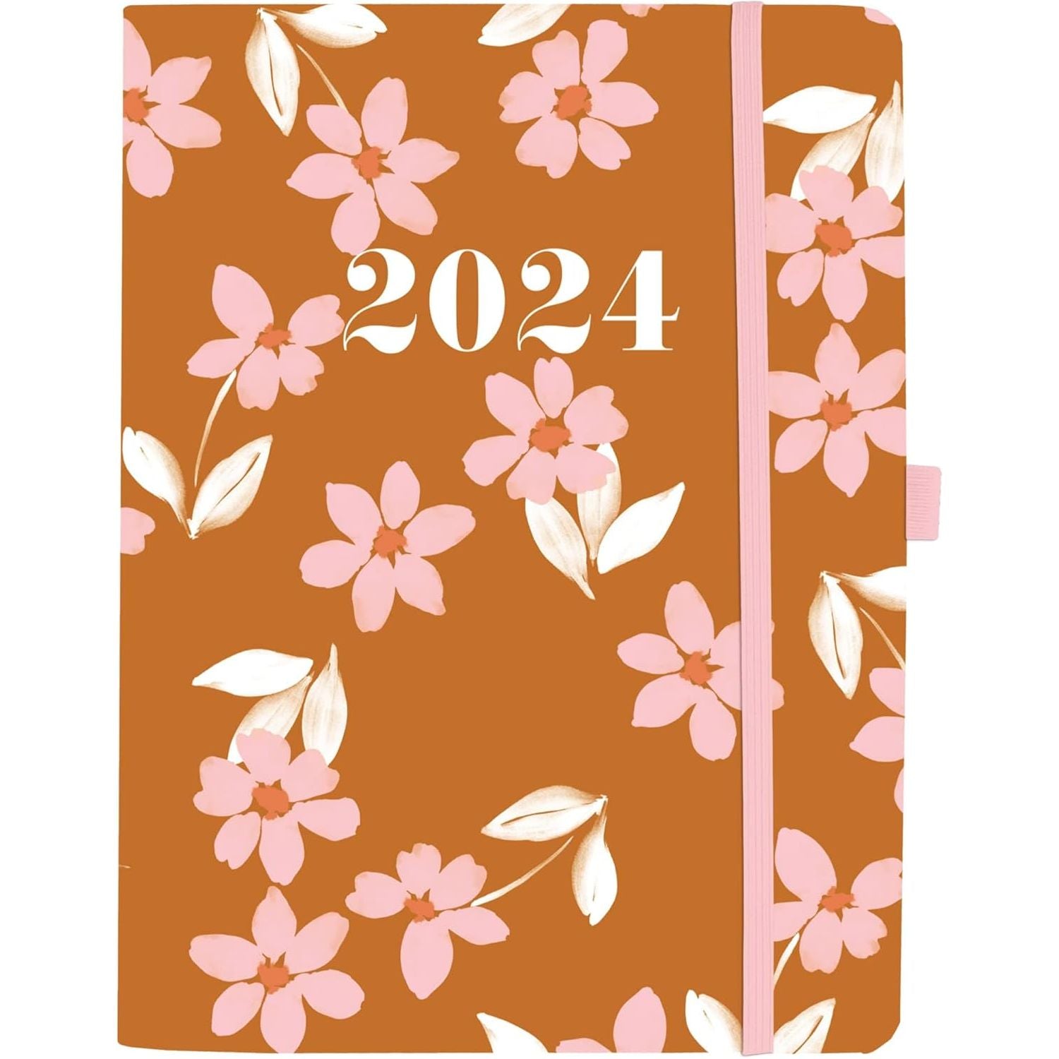 Agenda 2024 Pink Floral 18 Meses