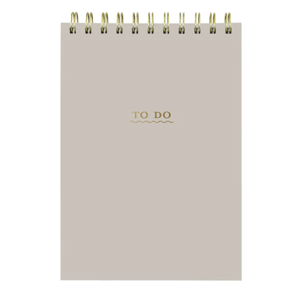 Block de Notas Anillado Gris