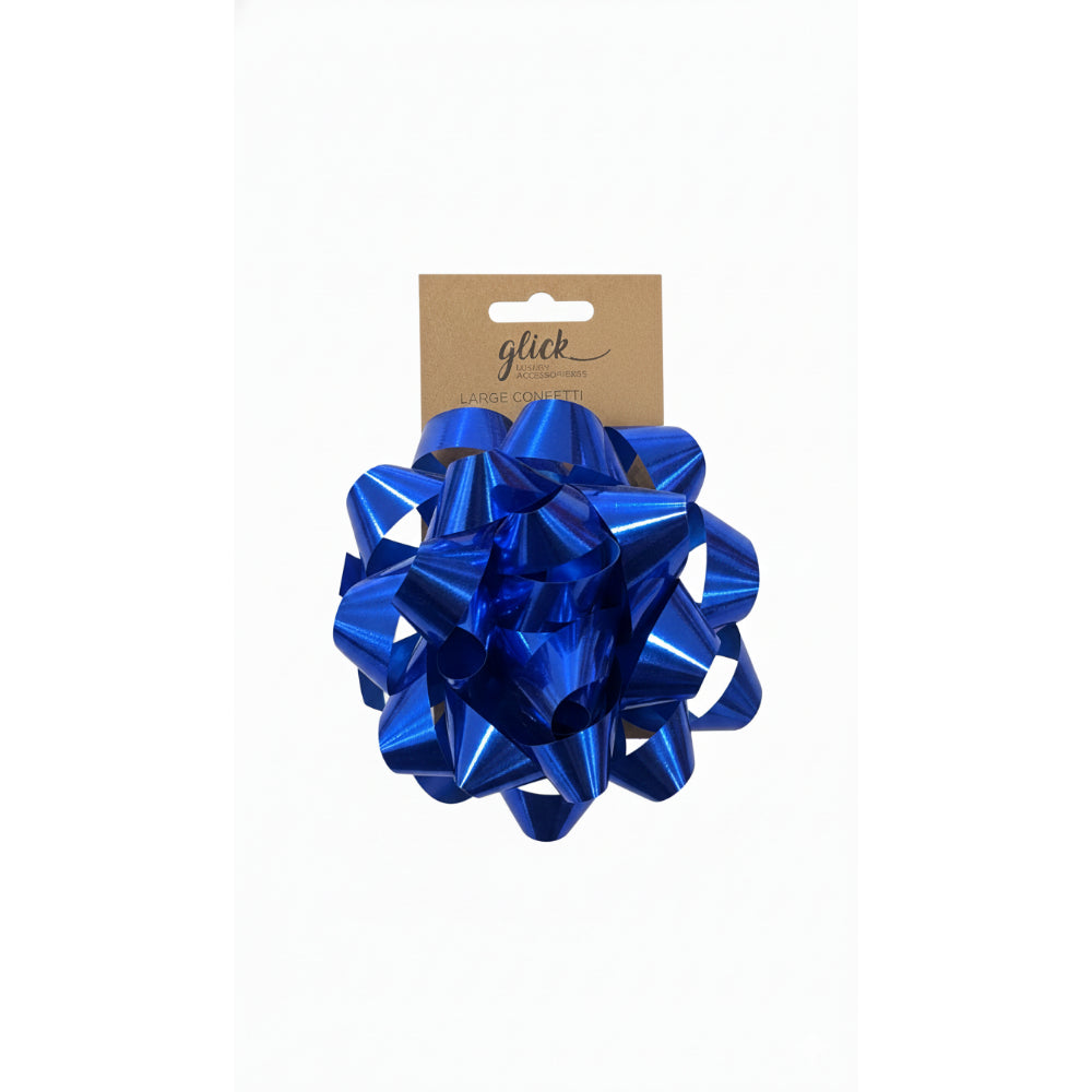 Cinta Regalo Grande Azul Brillante