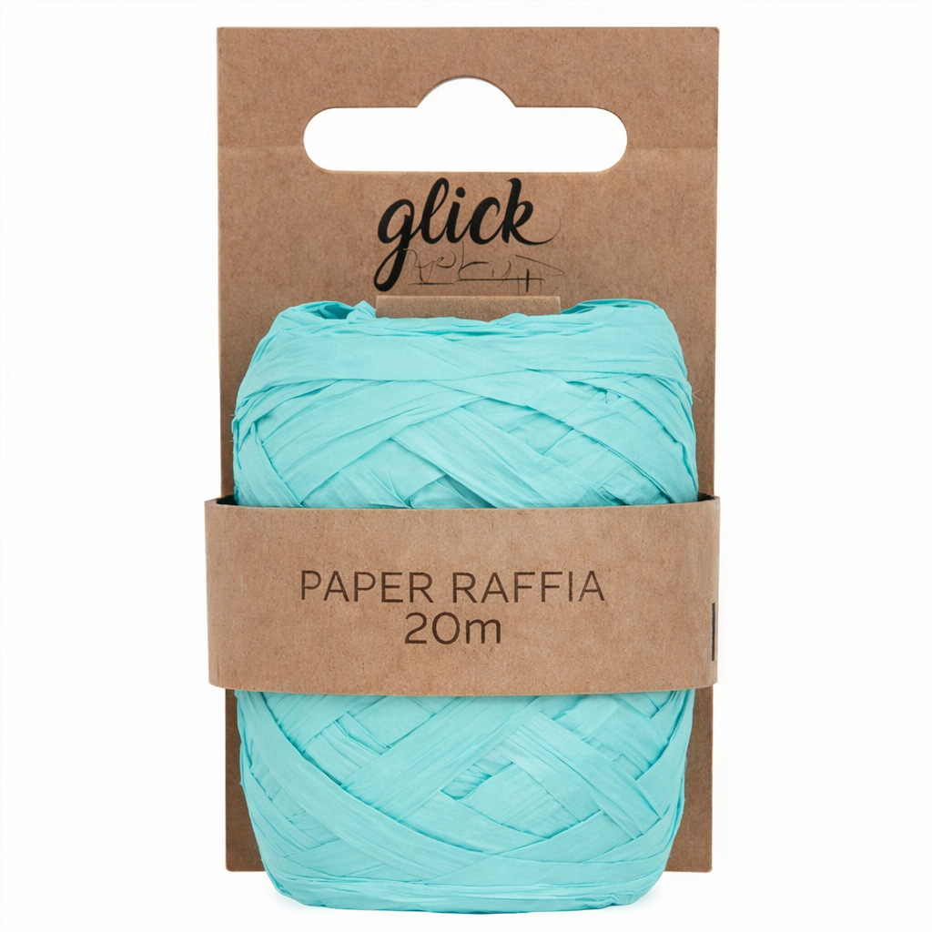 Cinta De Raffia Para Regalo Menta