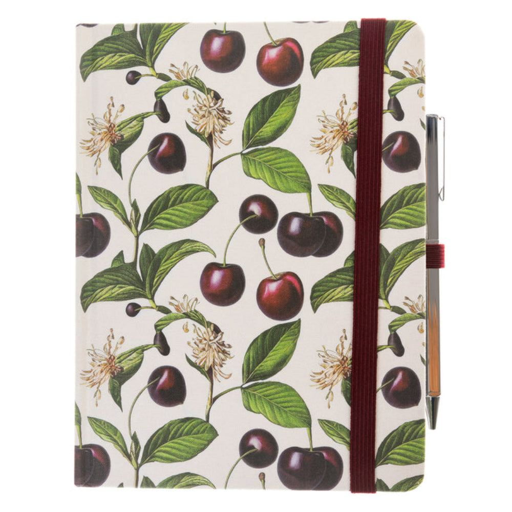 Libreta con Bolígrafo Cerezas