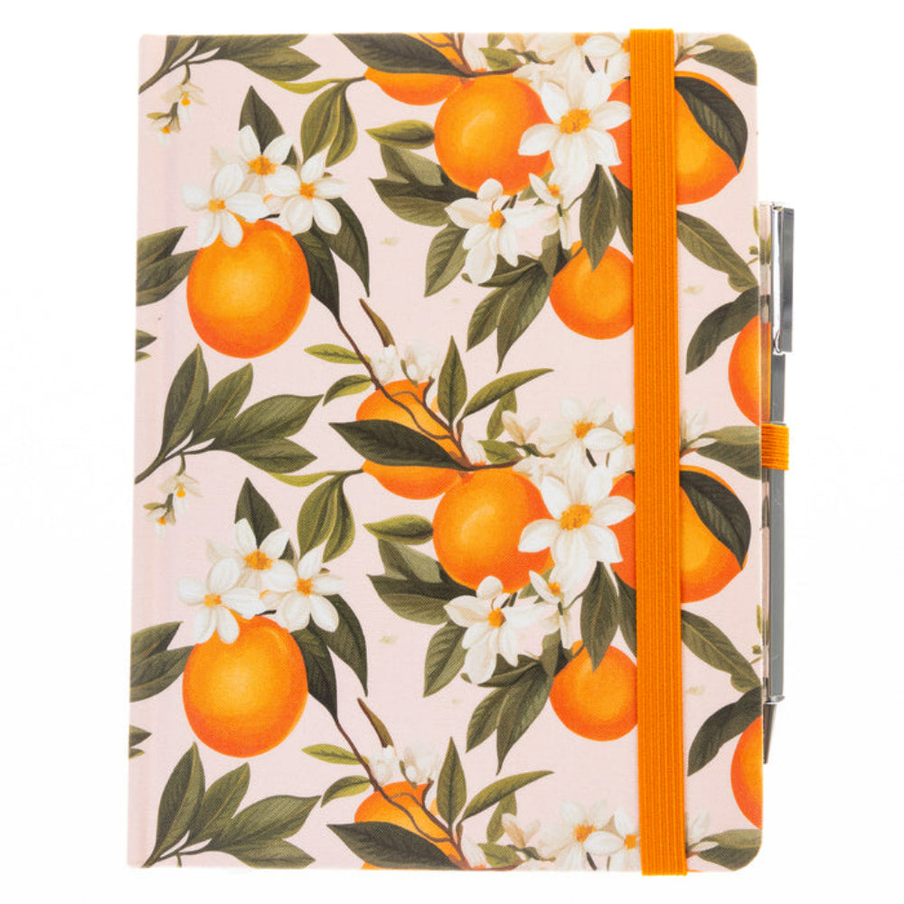 Libreta con Bolígrafo Naranjas