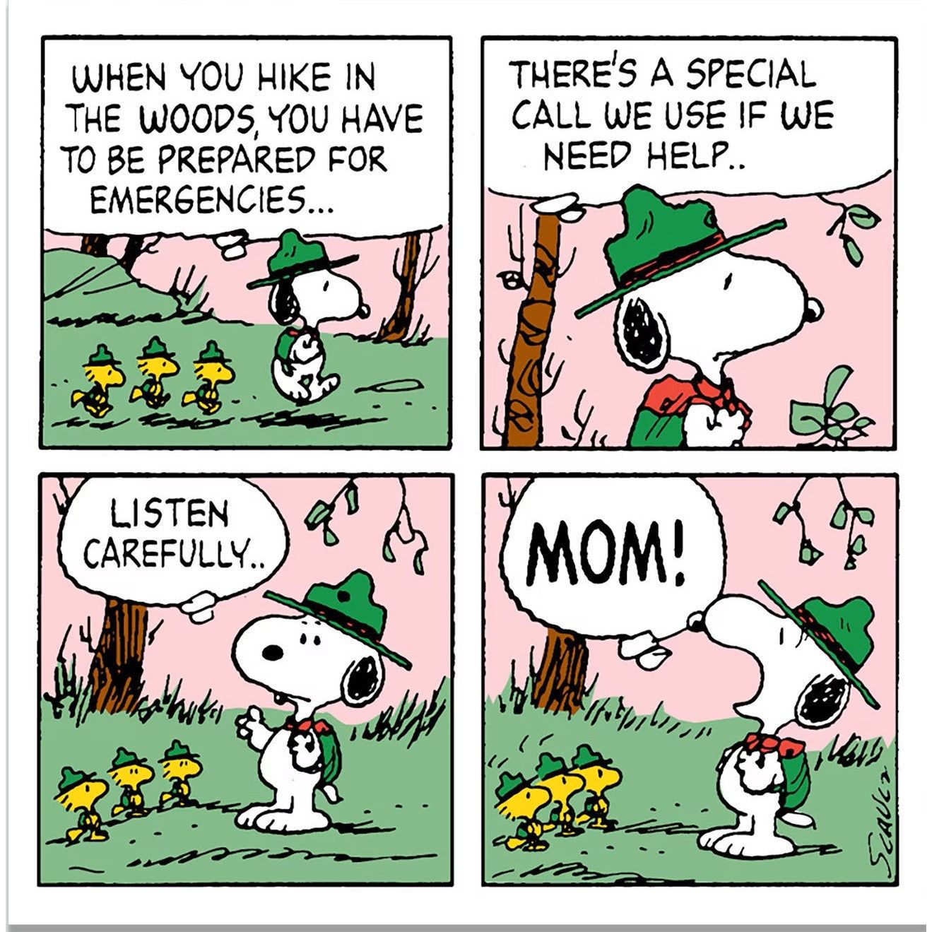 Tarjeta con Sobre Mom Snoopy