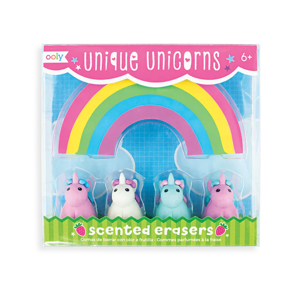 Set 5 Gomas de Borrar Unique Unicorns
