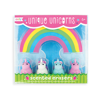 Set 5 Gomas de Borrar Unique Unicorns