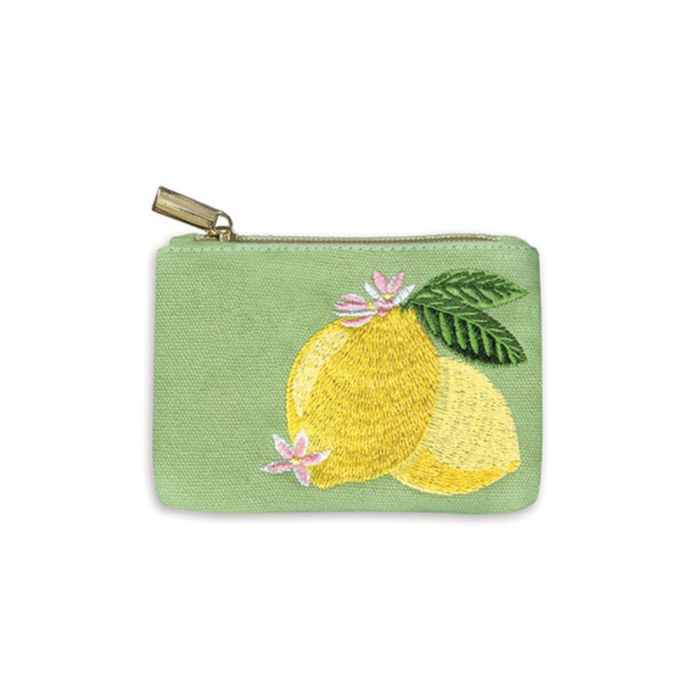 Estuche Chico Bordado Limones