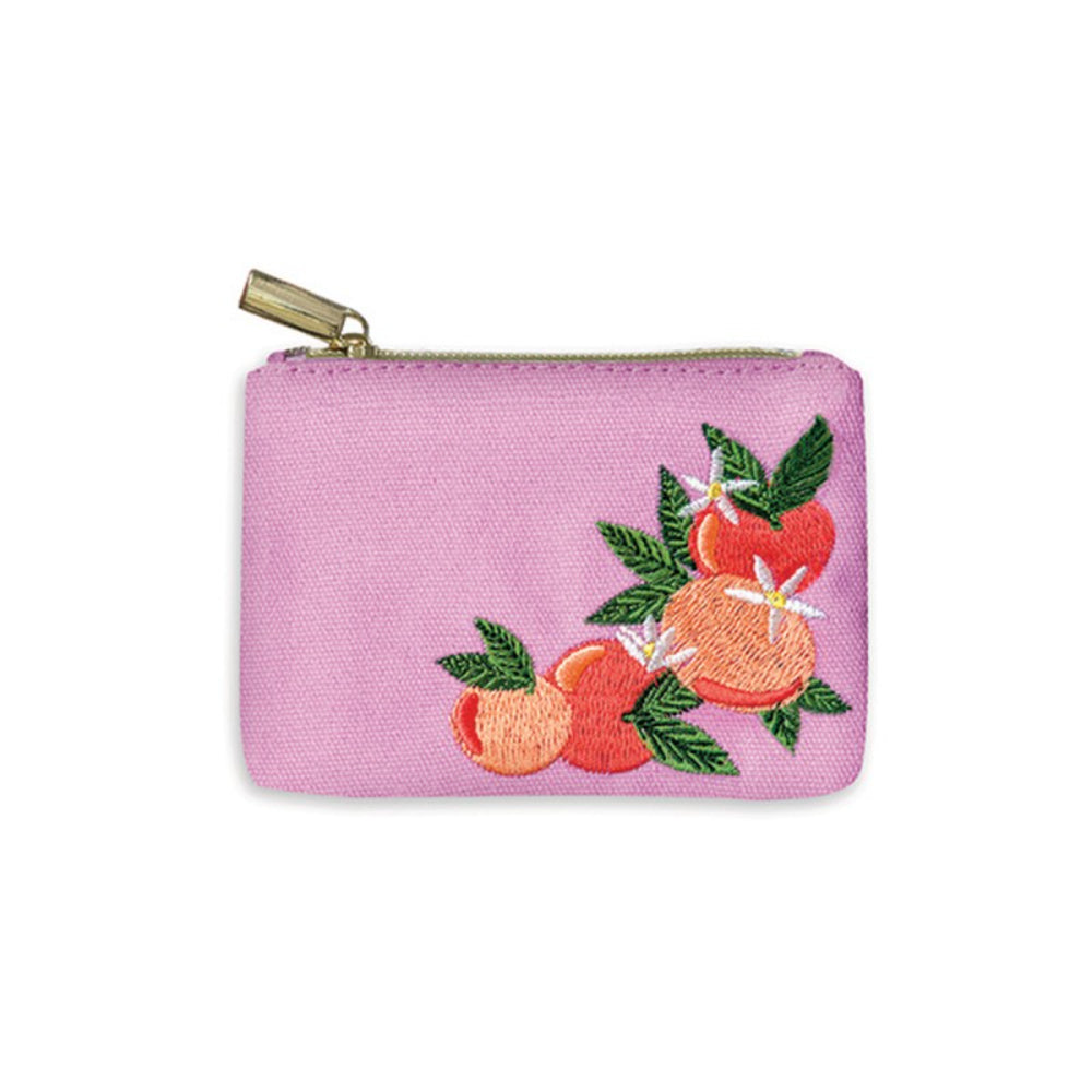 Estuche Chico Bordado Naranjas