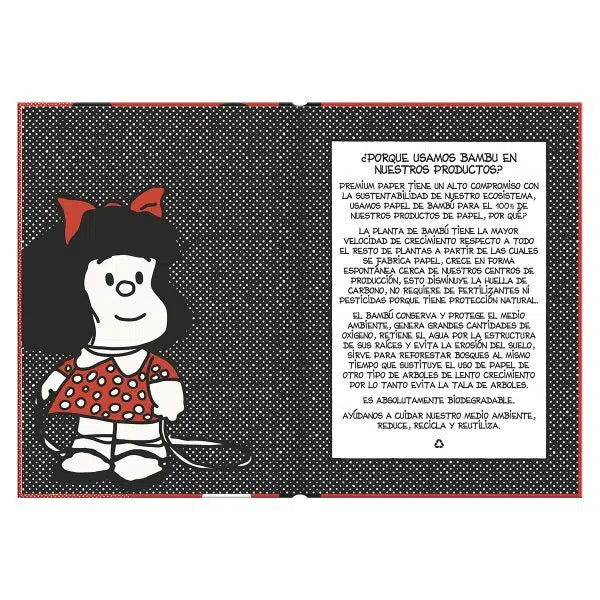 Libreta Mafalda Corriendo