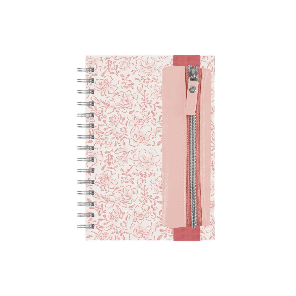 Cuaderno Flores Rosadas