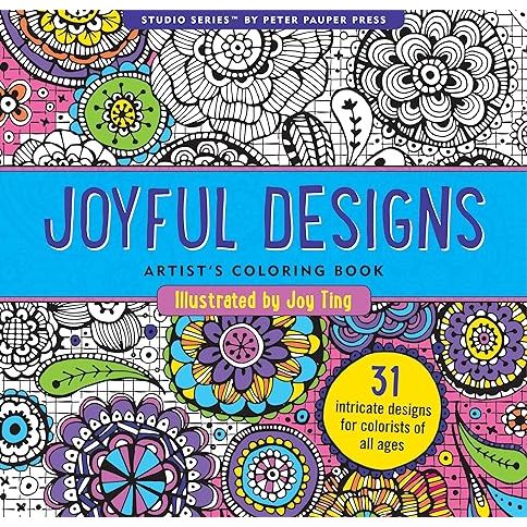 Libro para colorear Joyful