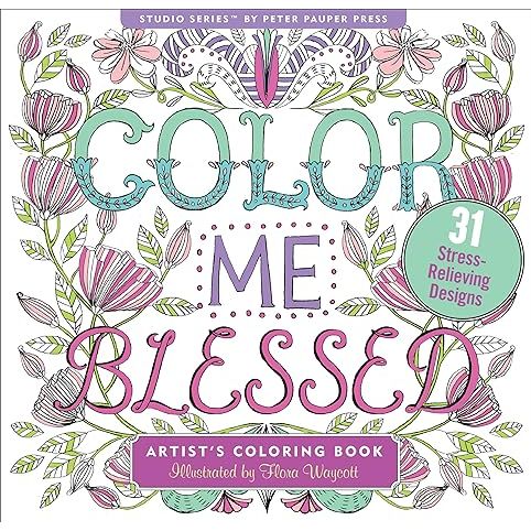 Libro para colorear Blessed