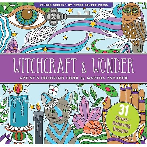 Libro para colorear Witchcraft & Wonder