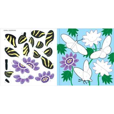 Libro de Stickers para Colorear Butterflies & Bugs