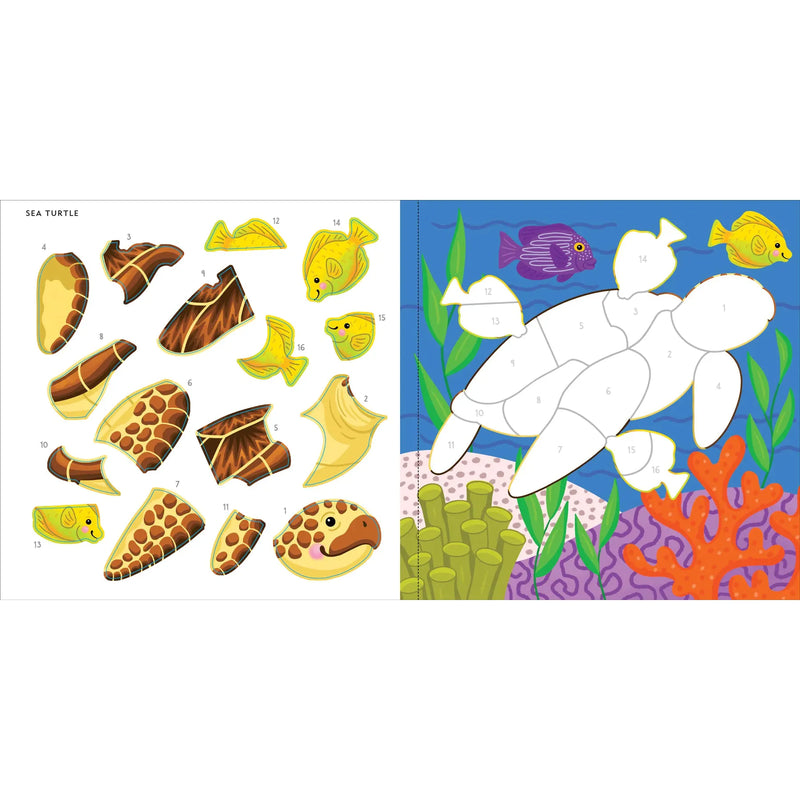 Libro de Stickers para Colorear Under the Sea