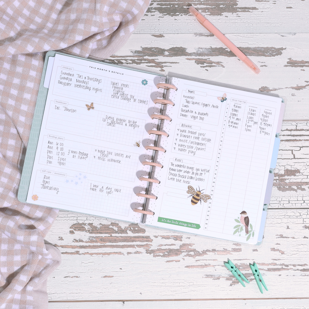 Planner de Bebé Sin Fecha To the Moon and Back Classic 12 Meses