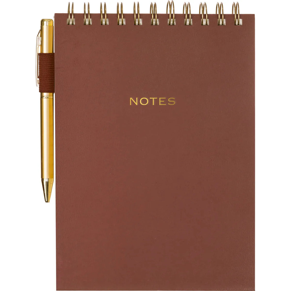 Block de Notas con Bolígrafo Café