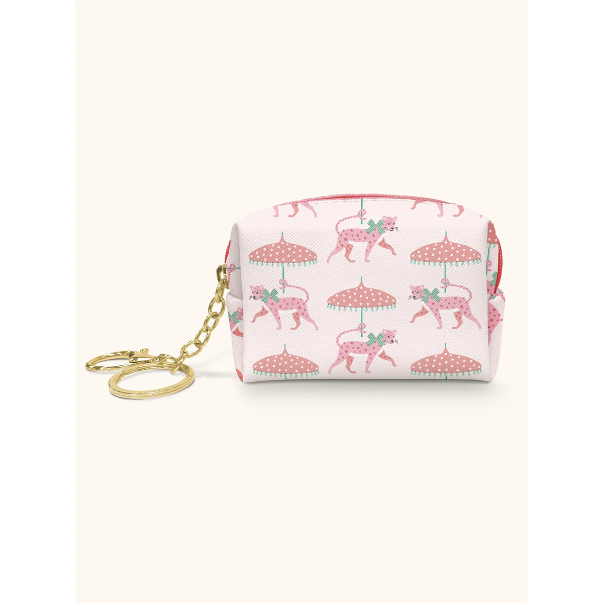 Estuche Llavero Leopardo