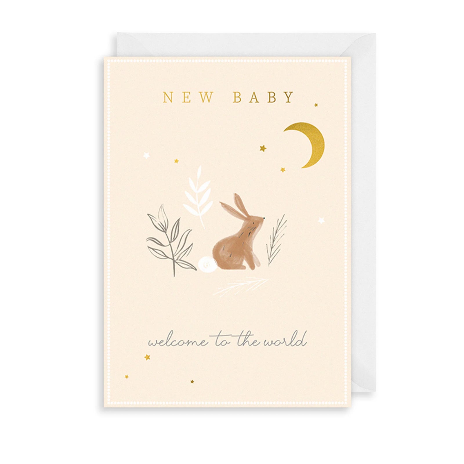 Tarjeta con Sobre Welcome New Baby