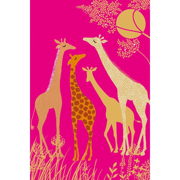 Caja 10 Tarjetas y Sobres Everyday Giraffes