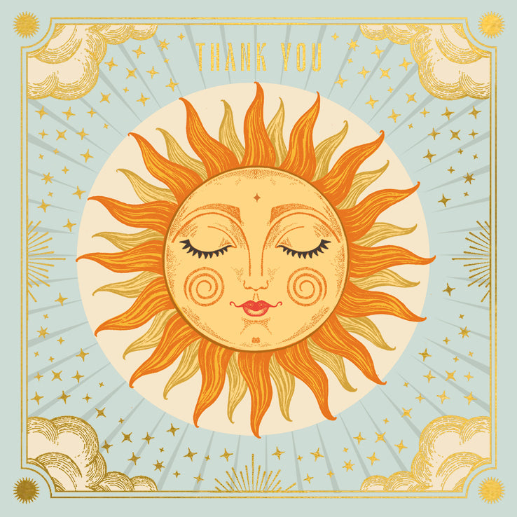 Set 10 Tarjetas con Sobre Everyday Sun & Moon