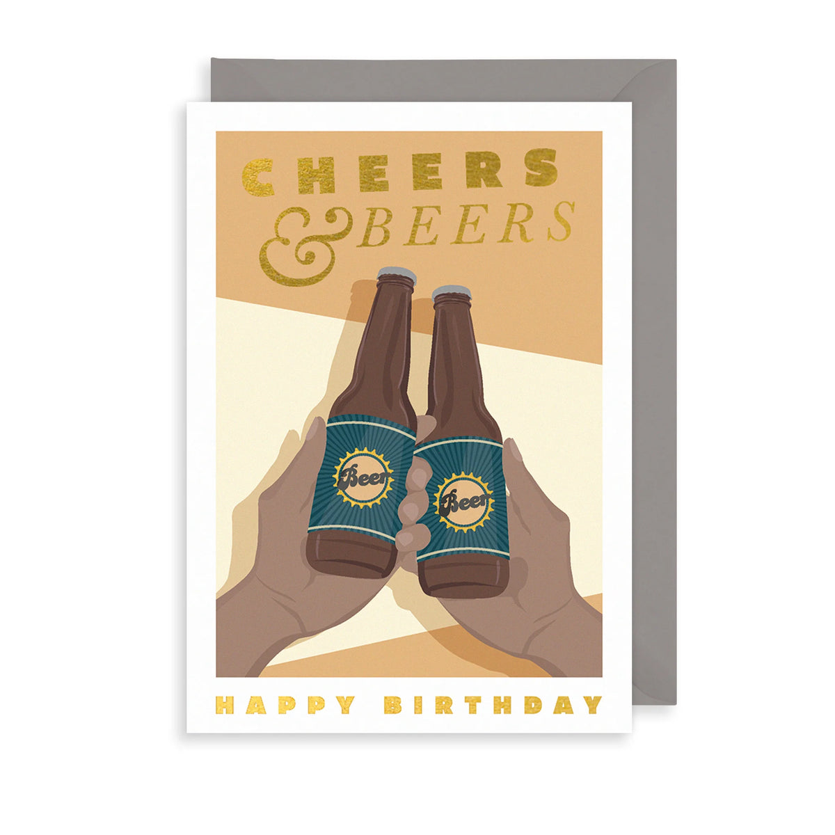 Tarjeta con Sobre Cumpleaños Cheers &amp; Beers