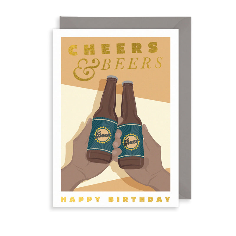 Tarjeta con Sobre Cumpleaños Cheers & Beers