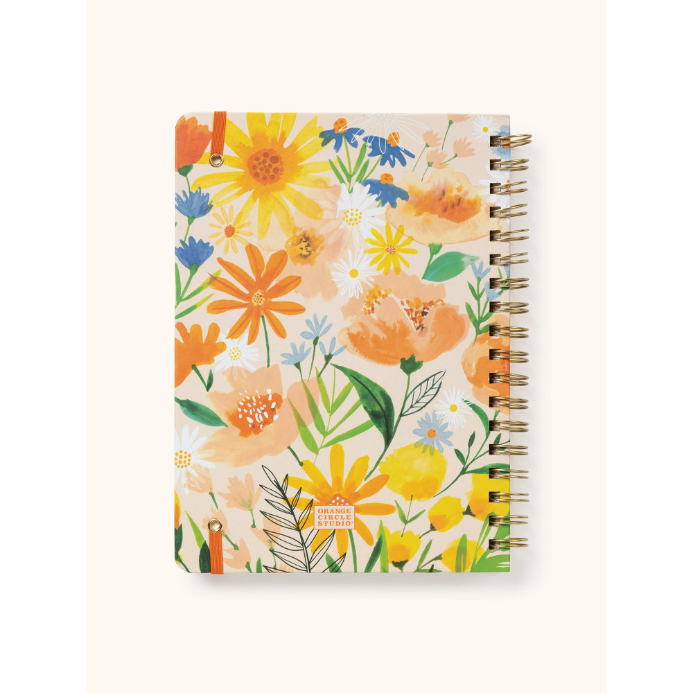 Planificador Sin Fecha Tri-Tab Bold Blossoms