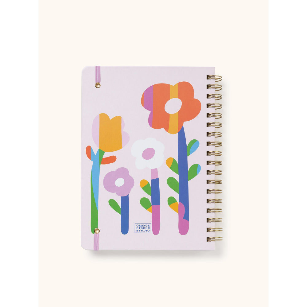 Planificador Sin Fecha Tri-Tab Faire Flowers