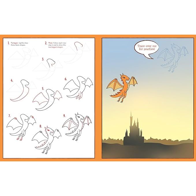 Libro Aprende a Dibujar Dragones